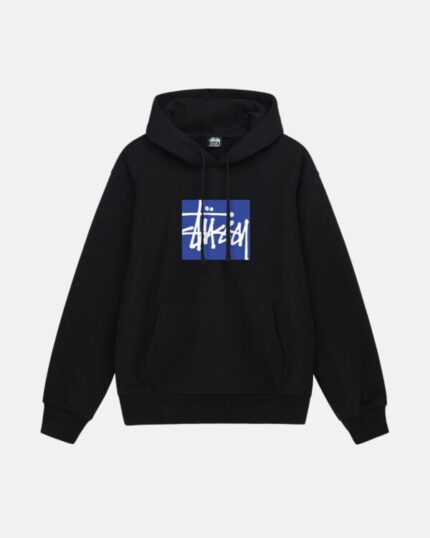 Stussy Stock Box Black Hoodie