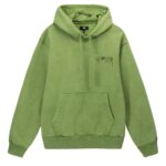 Stussy Dyed Stussy Designs Hoodie Lime