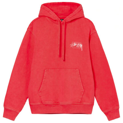 Stussy Dyed Stussy Designs Hoodie Red